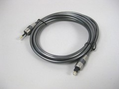 6FT Gold Plated Toslink to Mini Toslink Optical Mini Plug Digital Audio Cable