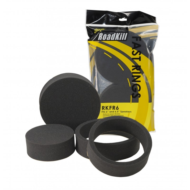 STINGER RKFR6 / 3-PIECE FOAM ROADKILL FAST RINGS FOR 6″ & 6.5″ SPEAKERS **NEW**