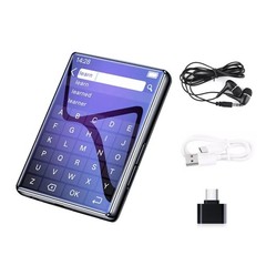 2.4” MP3 Player HD Full-touch Screen Bluetooth 5.0 HiFi Lossless Sound FM Radio