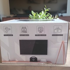 Wireless Portable TV Speaker 2.0 Channel Black Carry Handle Model Rohs