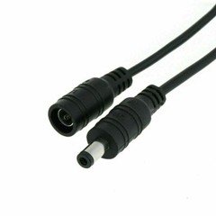 5pair 12V 5.5×2.1mm Male + Female DC Power Socket Jack Connector Cable Plug Wire