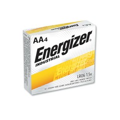 16 Energizer Industrial AA Alkaline Batteries (EN91, LR6)