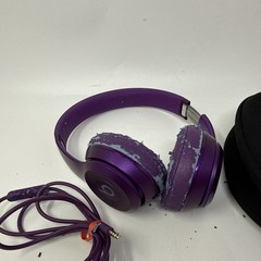 Beats by Dr. Dre Solo2 Headband Wired Headphones – Imperial Violet – Needs Pads