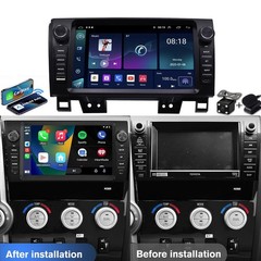 9” Stereo Radio 2+32GB GPS Head Unit For Sequoia 2008-19 Toyota Tundra 2007-13