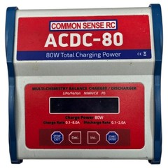 Common Sense RC Multi-Chemistry Balancing Charger Lithium NiCad/NiMH 80W – 8A