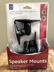 Speaker Mounts – Pair – Wall or Ceiling