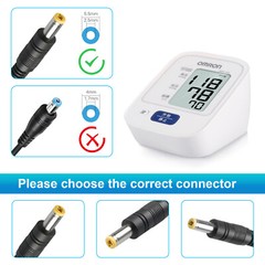 AC Adapter for Omron HEM-ADPTW5 HEM-712CN2 BP742 BP760 BP785 Pressure Monitor
