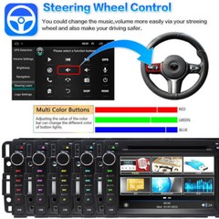 Car Radio Stereo CD DVD Player Carplay For GMC Chevrolet Yukon Silverado Tahoe