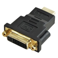 DVI-D 24+1 Pin Female to HDMI Male M-F Adapter Converter for HDTV LCD Monitor US
