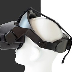 Adjustable Headband Head Strap with Headphone for /// Quest VR headset parts