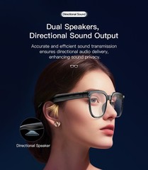 AI Smart Glasses Camera 4K Video Recording Bluetooth Calls Voice Assistant HD
