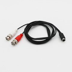S-Video Y Splitter Cable 4Pin S-VHS SVHS Male to Dual BNC Male Connector Adapter