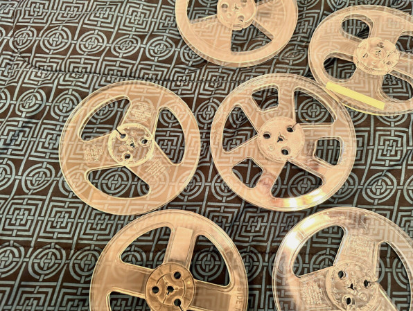 Lot of 2 – Vintage 7-Inch Take-Up Tape Reel Empty reel-to-reel 1/4″