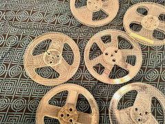 Lot of 2 – Vintage 7-Inch Take-Up Tape Reel Empty reel-to-reel 1/4″