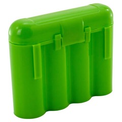 6 GREEN AA AAA BATTERY BATTERY PLASTIC STORAGE CASE HOLDER BOX USA SHIP