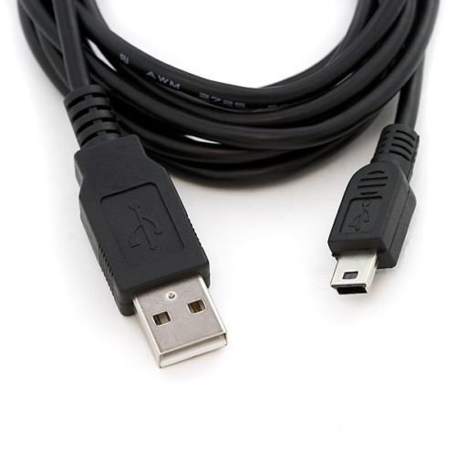 USB 2.0 USB-A Male to Mini B Cable Tablet Cell Phone Notebook PC Laptop Data Syn