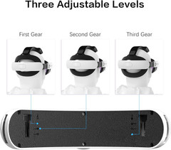 Head Strap for Oculus Meta Quest 3S Quest 3, Fashion Adjustable Comfort Enhanced