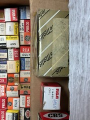 Large Bulk Lot Of Mixed Radio Audio TV Vacuum Tubes NOS AS IS Unsorted Untested