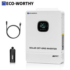 ECO-WORTHY 10KW 48V Solar Inverter 120V/220V Split Phase 200A Charger UL1741