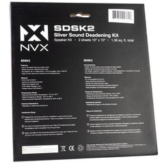 NVX UNIFRING Universal Baffles & Sound Damping Vehicle Kit