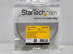 Startech N6PATCH2GR Ethernet Cable 2′ Cat6 Gray RJ45