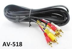 18ft 3-RCA Composite Audio/Video Male to Male Cable, CablesOnline AV-518