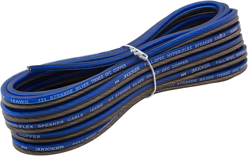 KICKER 46KW1620 CAR AUDIO 16 AWG GAUGE SPEAKER WIRE CABLE 20FT 20 FEET FT 16AWG