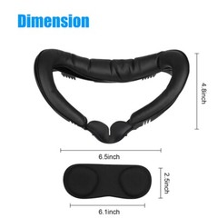 6IN1 Accessories Kit for Oculus Quest 2 VR Eye Face Cover Cushion PU Leather Pad