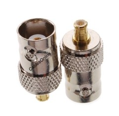 BNC Female to MCX Male 50Ω impedence Coaxial RF Adapter, CablesOnline RF-B1X3