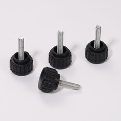 24 Pieces x 15 mm Threaded Knurled Thumbscrew, Monitor Screws for Vesa Mount …