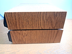 Lot Of 2 Vintage 3 Drawer Cabinet Cassette Tape Holder Storage Faux Wood