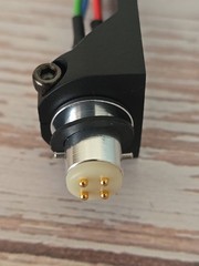 Aluminum Magnesium Headshell Azimuth Adjust 2 Lock Pin HSE9 Incl Hardware Black