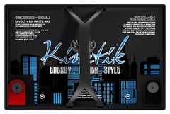 Kinetik Kinetik HC800-BLU 800 Watt 12V High Current AGM Car Audio Power Battery