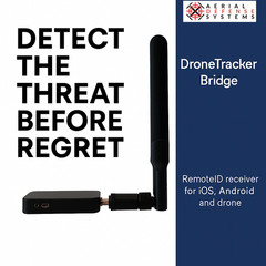 Drone and Pilot Detection Device –Handheld Remote ID Receiver for iOS & Android