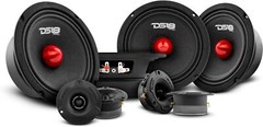 DS18 Car Speakers Package 4x Speakers 6.5″ Mid Range & 4x Super Bullet Tweeters