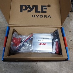 Pyle 2 Channel 400W Waterproof Micro Marine Amplifier PLMRMP1B NEW