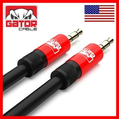 AUX Audio Cable 3.5mm Male to Male For Phone iPhone Samsung Android LG RED 6FT