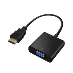 080P HDMI Male to VGA Female Video Cable Cord Converter Adapter For PC Monitor