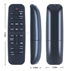Replacement Remote Control For Philips BM50B/10 Stereo system 40 W FM