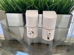 Bose Acoustimass Lifestyle Double Cube Speakers White Pair Swivel
