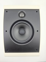Polk OWM3 Wall and Bookshelf Speakers |Paintable Grilles (Pair, White)