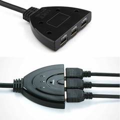 3 Port HDMI Splitter Cable 1080P Switch Switcher HUB Adapter for HDTV PS4 Xbox
