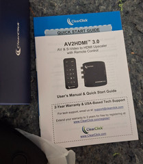 ClearClick AV to HDMI 3.0 Video Upscaler Device AV2HDMI Converter 3rd Generation