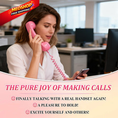 Retro Phone Handset,2026 New Style Type-C Handset,Type-C Black