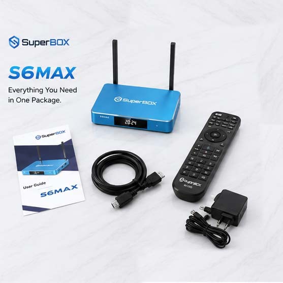 SuperBox S6 Max TV BOX 24/7 Support Authorized Distributor Same Day Shipping