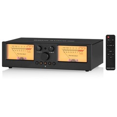 VU3 PRO Dual Analog VU Meter, 2-Way Amplifier Switch, Speaker Selector, Amp A…