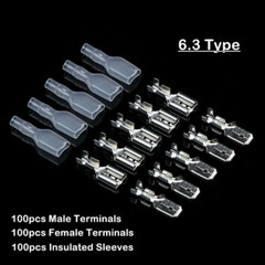 900Pcs Spade Terminal Wire Crimp Connectors Set Kit SN-48B Crimping Tool Piler