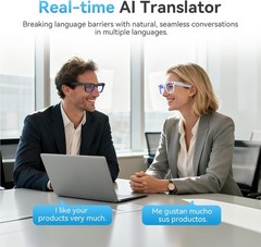 2k Smart AI Glasses for Men, Women, 8 MP Video Camera With Charging Case