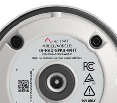 Episode ES-RAD-SPK3-WHT 🎶 Outdoor Radiance Speaker 🎶 Weatherproof White
