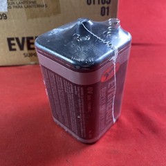 Lot Of 12 Eveready (1209) Lantern 6 Volt Battery Heavy Duty Spring Top – Sealed!